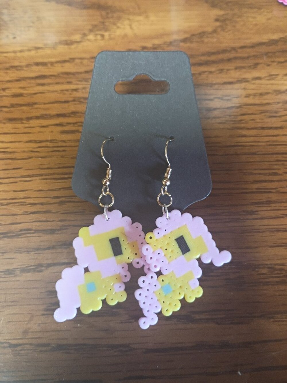 Handmade Fluttershy Earrings | Hypoallergenic